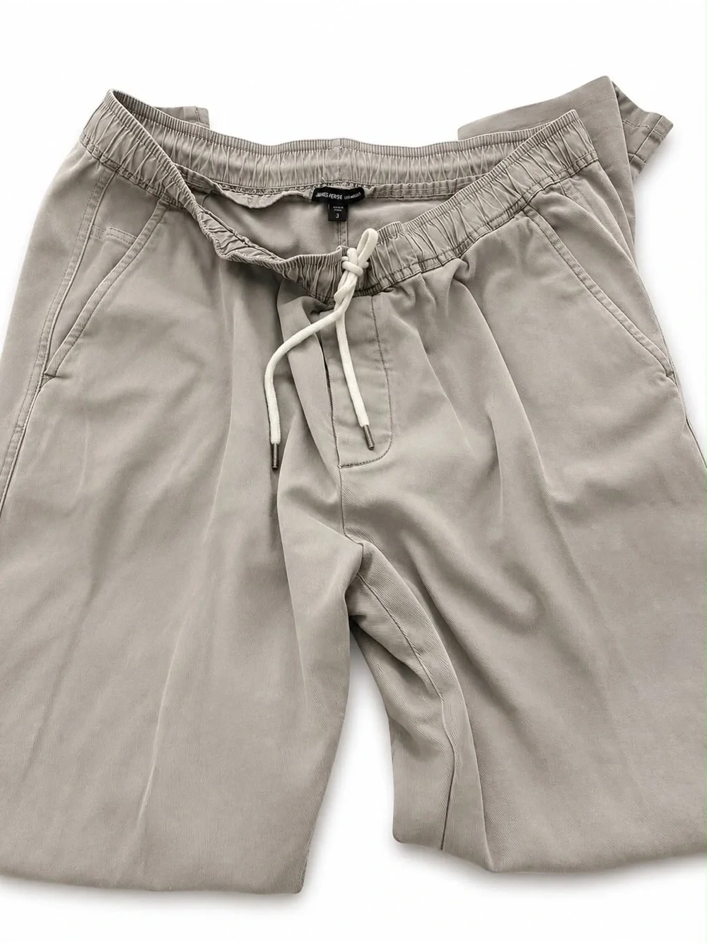 James Perse Men's Cargo Drawstring Pants - Light Taupe